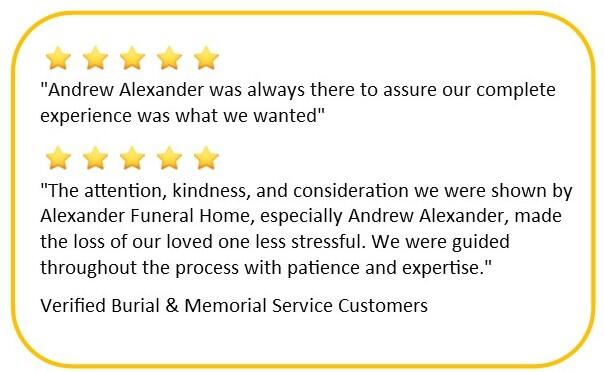 Alexander funeral discount home west