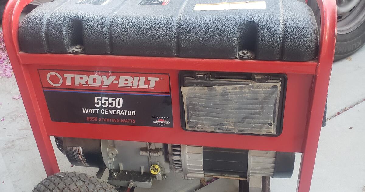 Troybilt 5550 generator 10hp for 300 in Palm Desert, CA For Sale