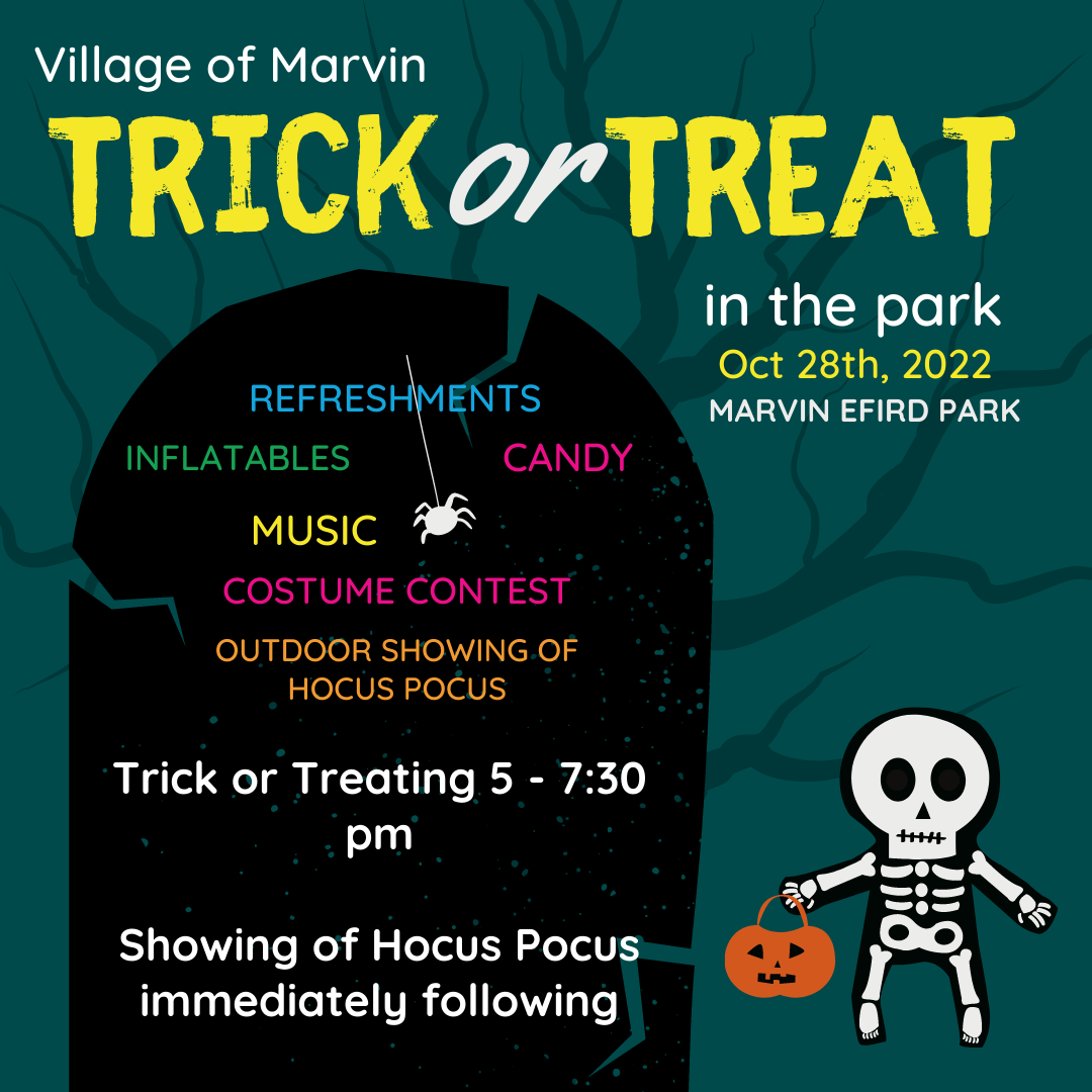 Trick or Treat in the Park (Village of Marvin) — Nextdoor — Nextdoor