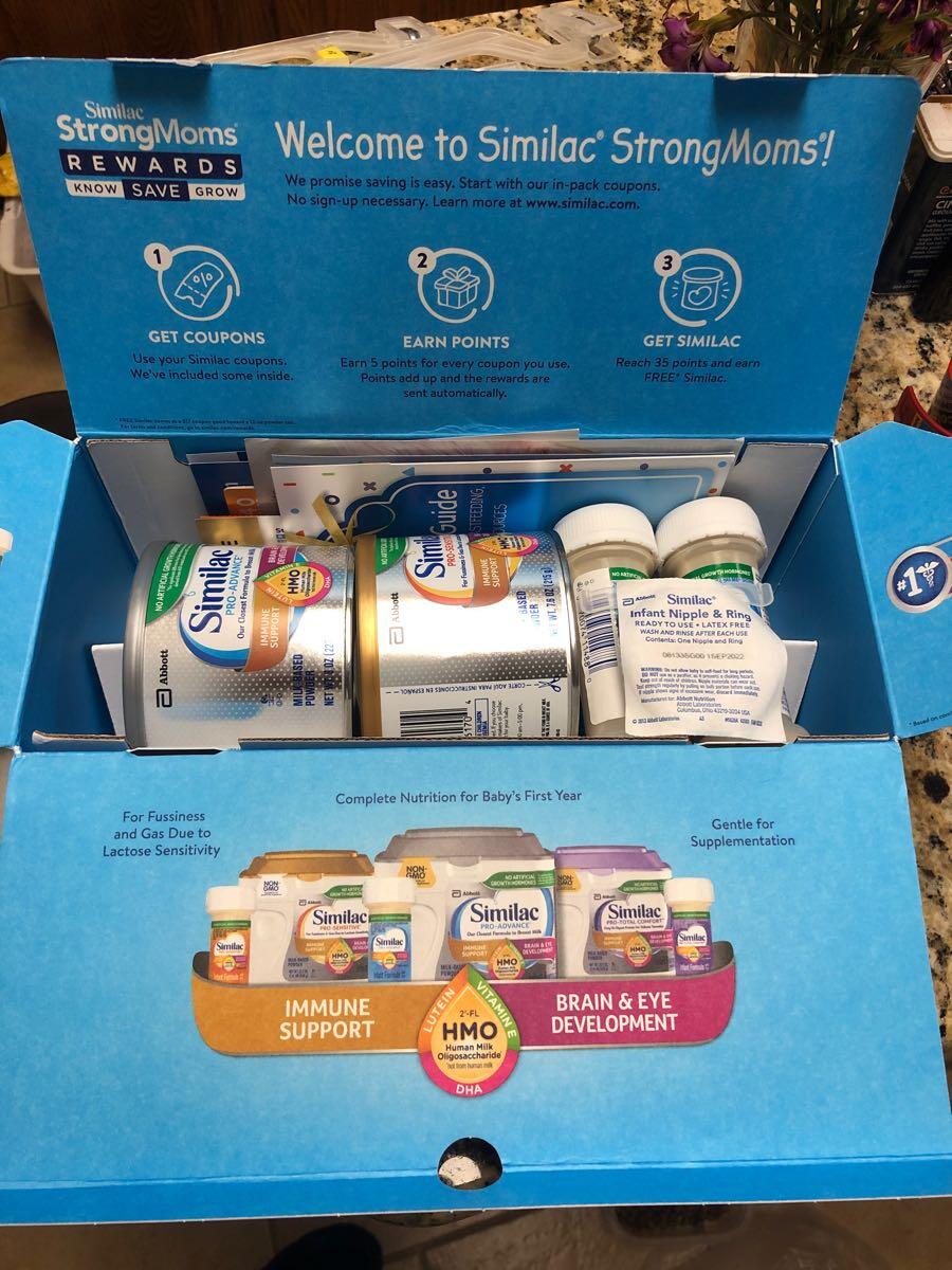 Sample Box Coupons For Infant Formula Similac Total Comfort Sample