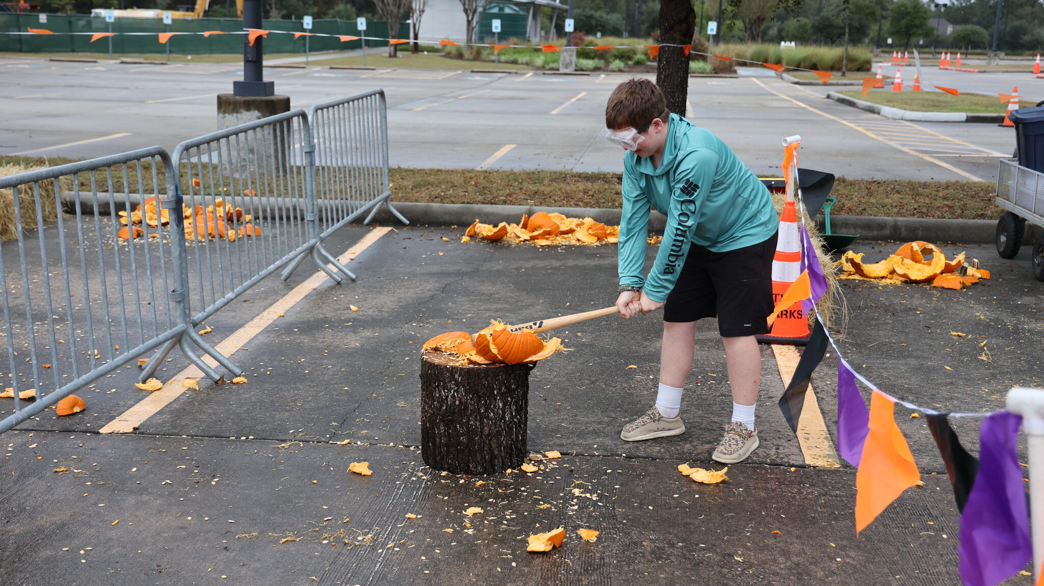 Pumpkin Smash Compost Event