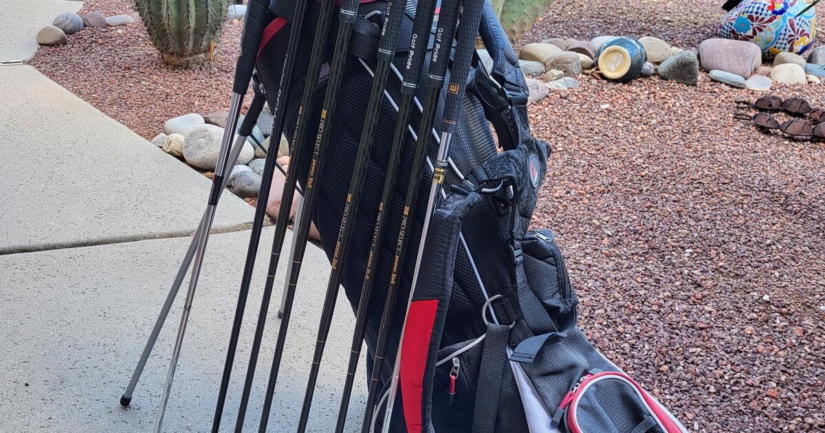 Great starter golf clubs with brand new, never used bag for 50 in