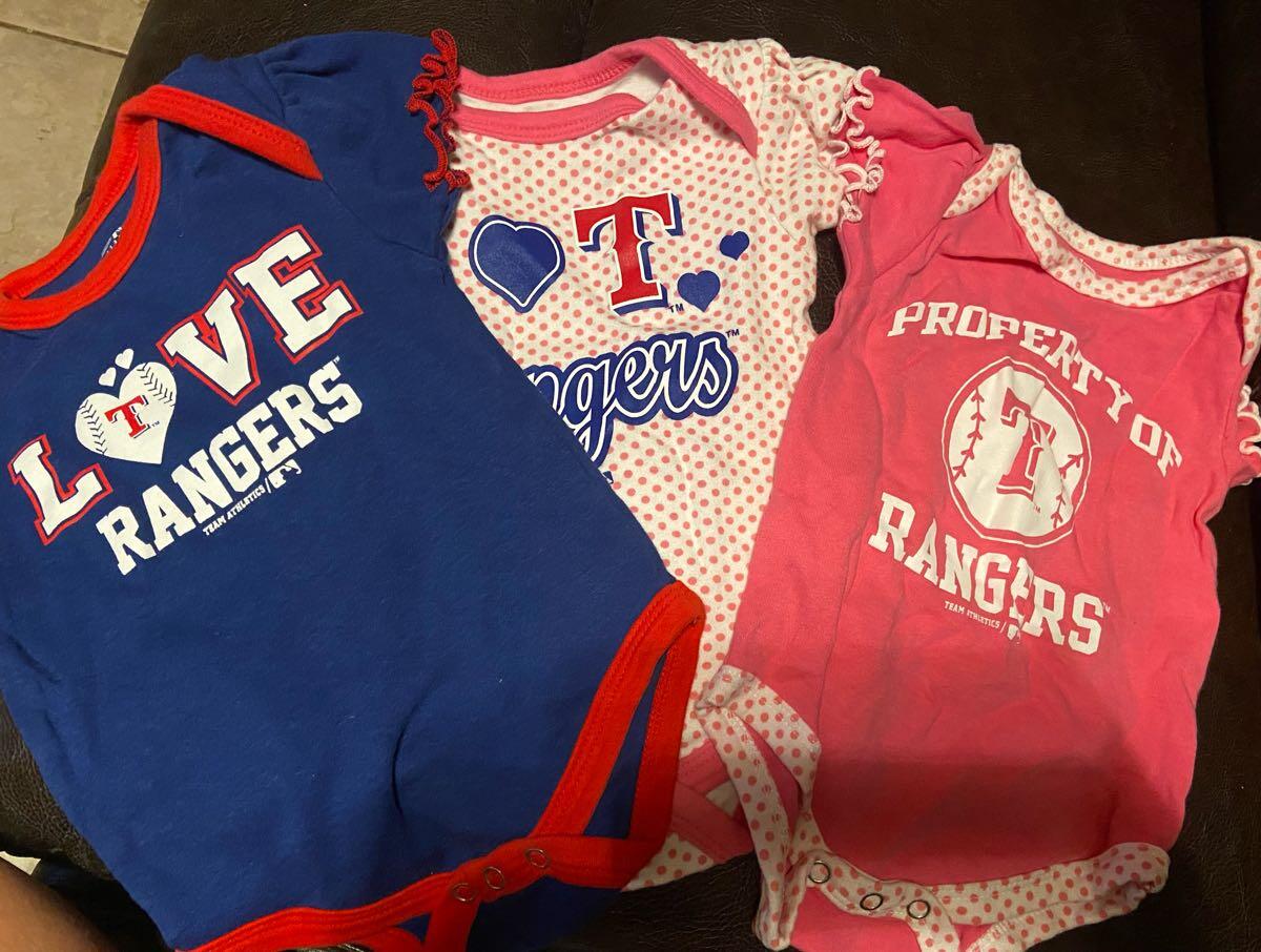 Texas Rangers Baby Texas Rangers Baby Outfit Rangers Baby 