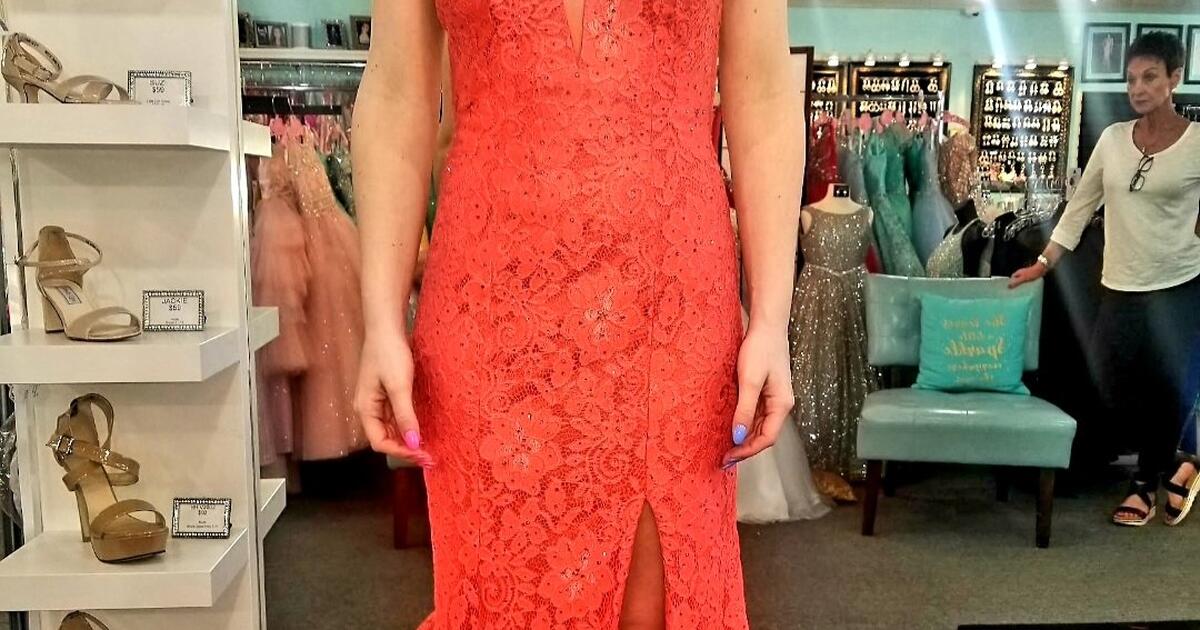Brand New Coral SHERRI HILL Formal Dress for 350 in Glendale, AZ