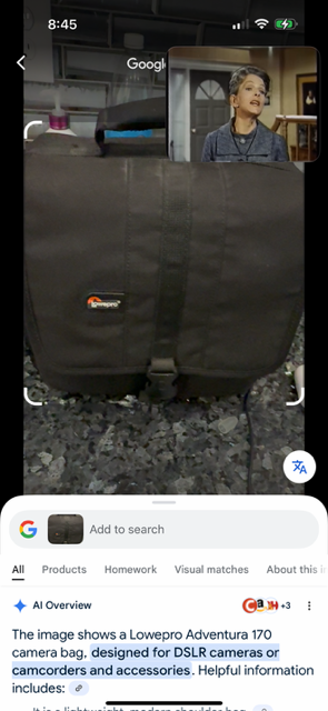 Lowepro Adventura 170 Camera Bag Black, Size/Dimension: 8.5