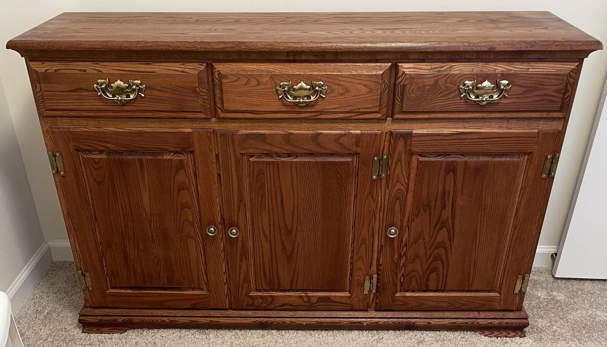 Solid Hardwood Cabinet