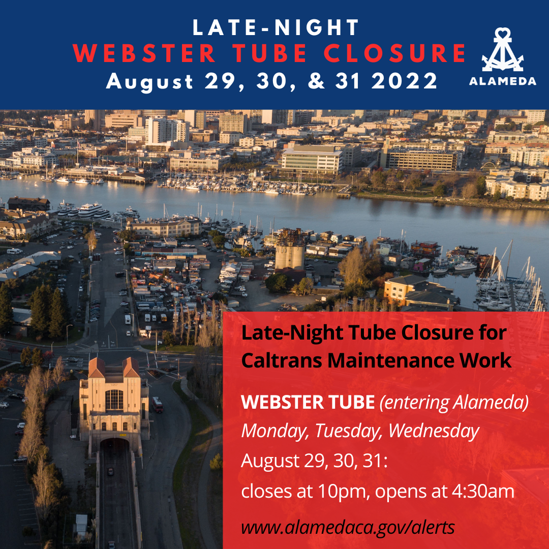 Overnight Closures of ster Tube (SR61) For Maintenance Work August