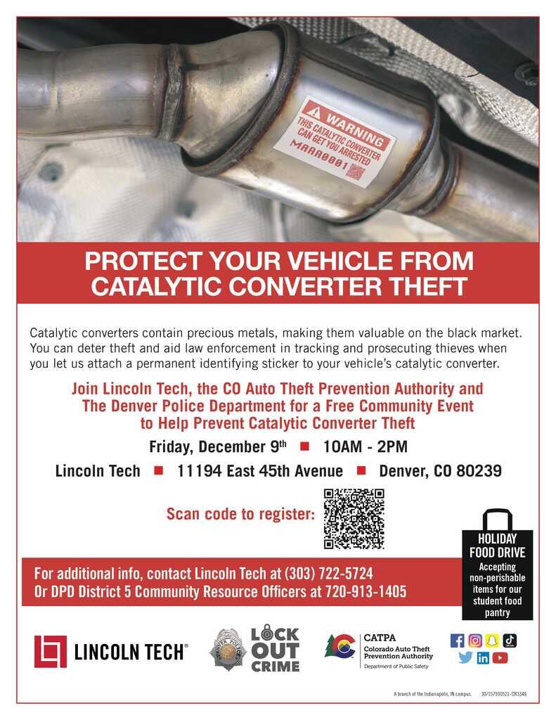 Catalytic Converter AntiTheft Event (Denver Police Department