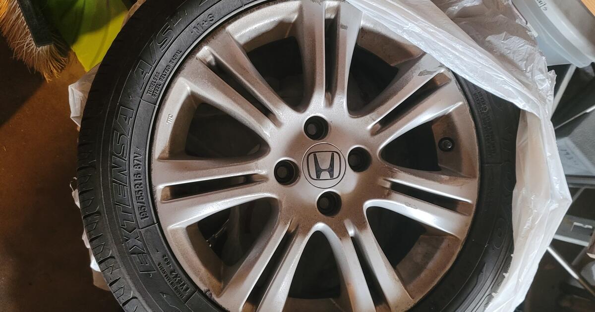 4 Almost Brand Tires and Honda Rims 195/55R16 for 490 in Denver, CO