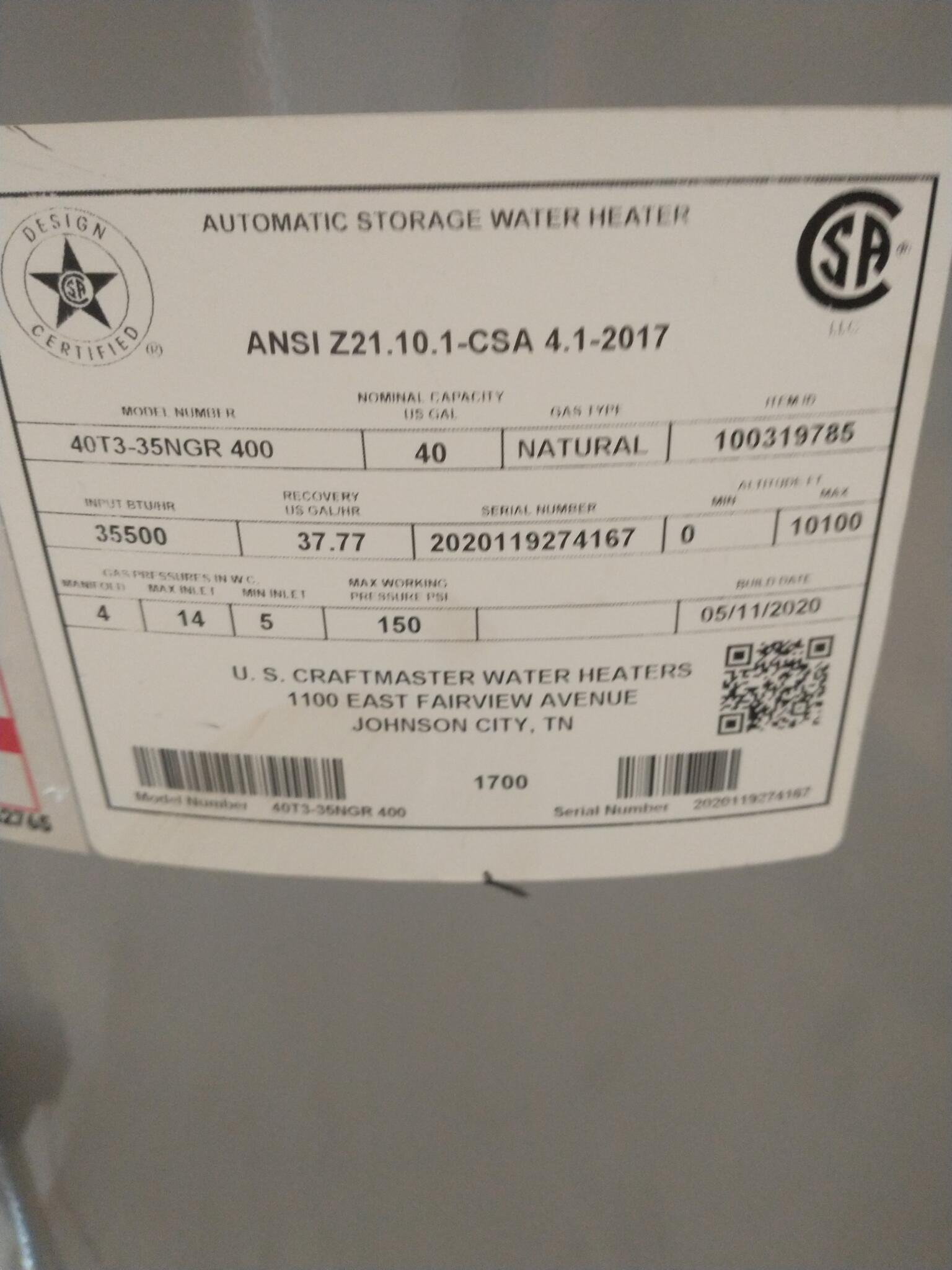 Gas Water Heater For $300 In Blacklick, OH | For Sale u0026 Free — Nextdoor