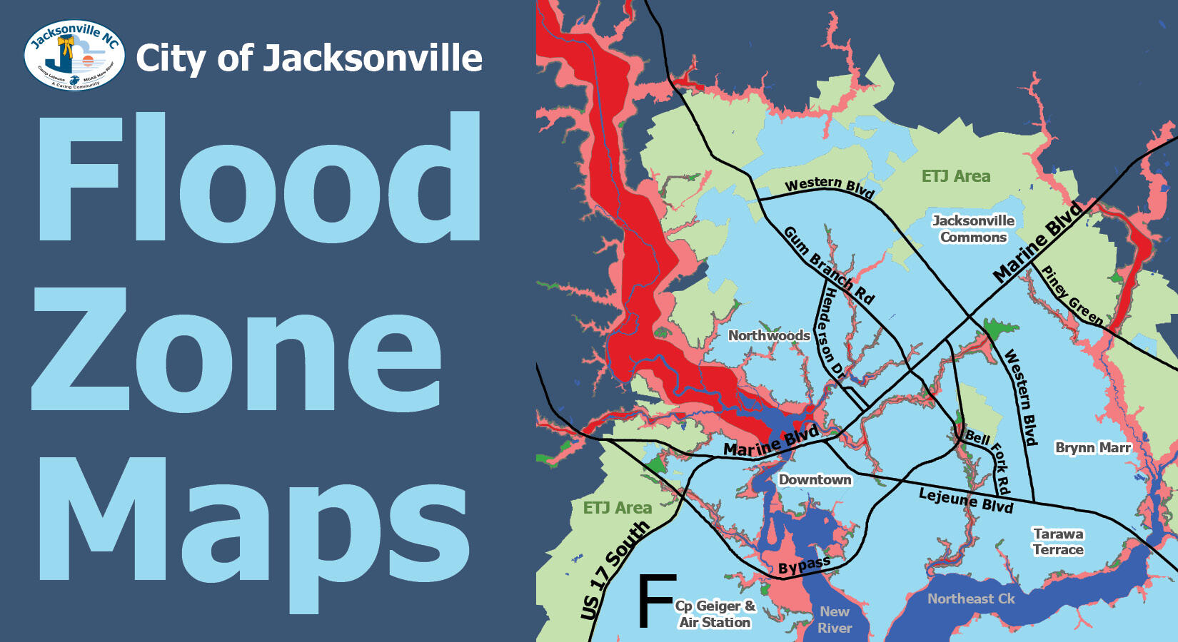 Jacksonville and Onslow County Flood Maps (City of Jacksonville