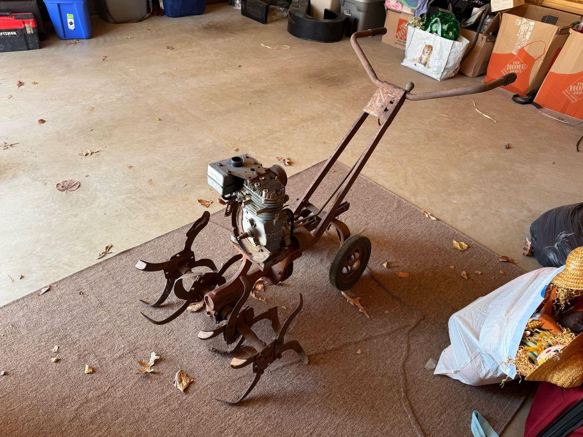 Vintage Garden Tiller