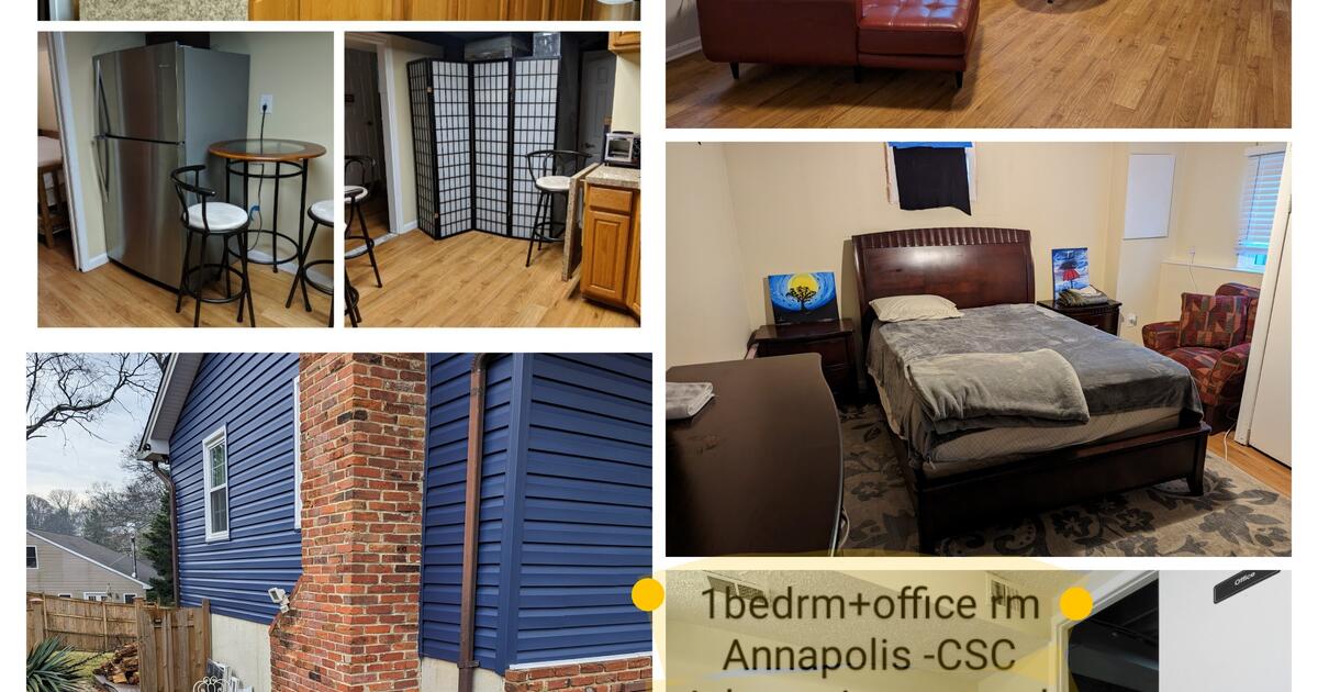 Inlaw private apartment for barter for 1299 in Annapolis, MD For