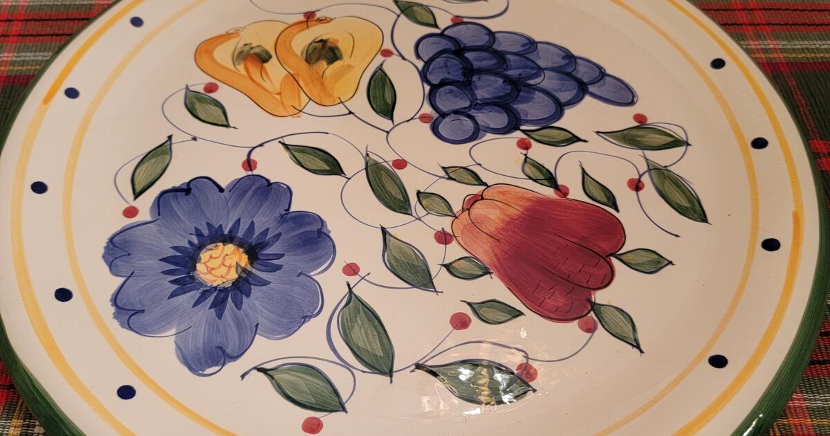 Gibson Serving Platter And Vegetable Serving Bowl for 15 in Live Oak