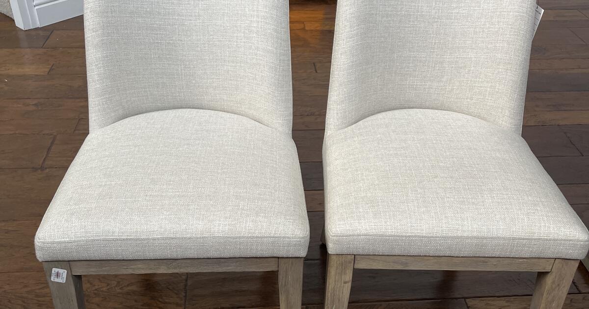 Pottery Barn Layton upholstered dining chairs for 315 in San Ramon, CA