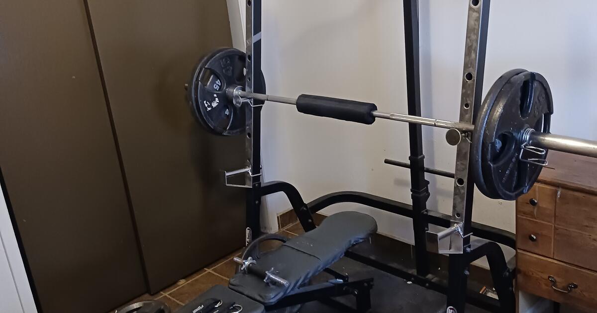 Rockfit 435 Bench And Squat Rack W Pulldown For 800 In Albuquerque NM For Sale Free Nextdoor