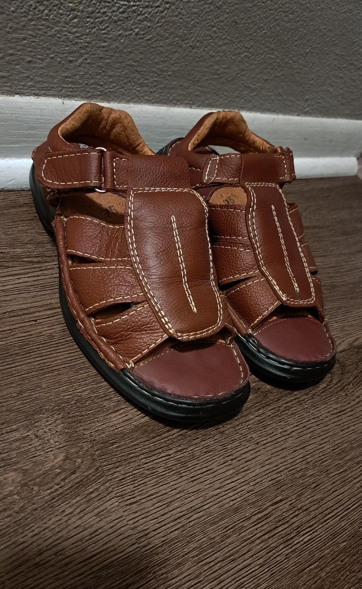 Wide Lether Sandals for $20 in New Brighton, MN | For Sale & Free ...