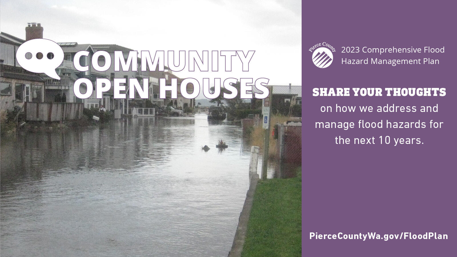 Pierce County is drafting the 2023 Comprehensive Flood Hazard