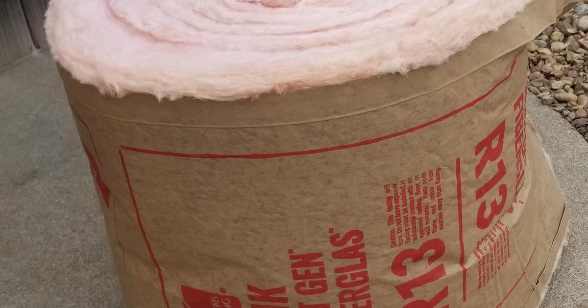 R13 insulation roll 15 inches wide x 24 feet long for 10 in Denver, CO For Sale & Free