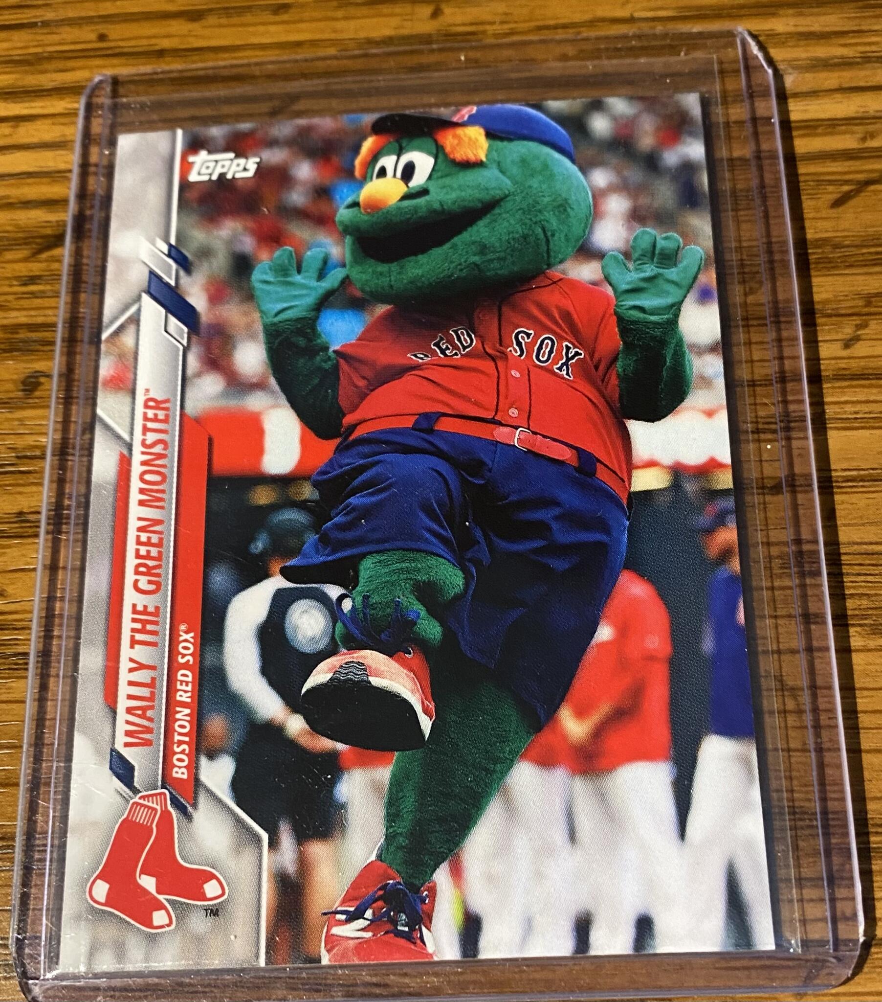 2020 Topps Opening Day Mascots Wally the Green Monster Boston Red