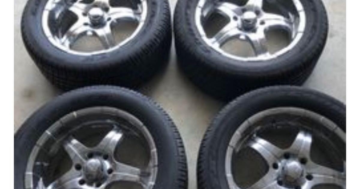 20 wheels and tires for sale. Almost brand new asking 600. For all 4