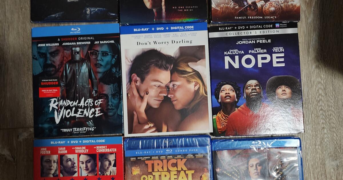 40 9 NEW & Unopened Movies for 40 in La Verne, CA For Sale & Free