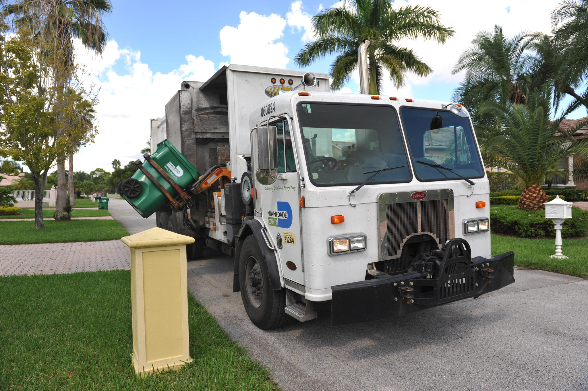 MiamiDade County Department of Solid Waste Management delayed garbage service on 6/6/22 (Miami