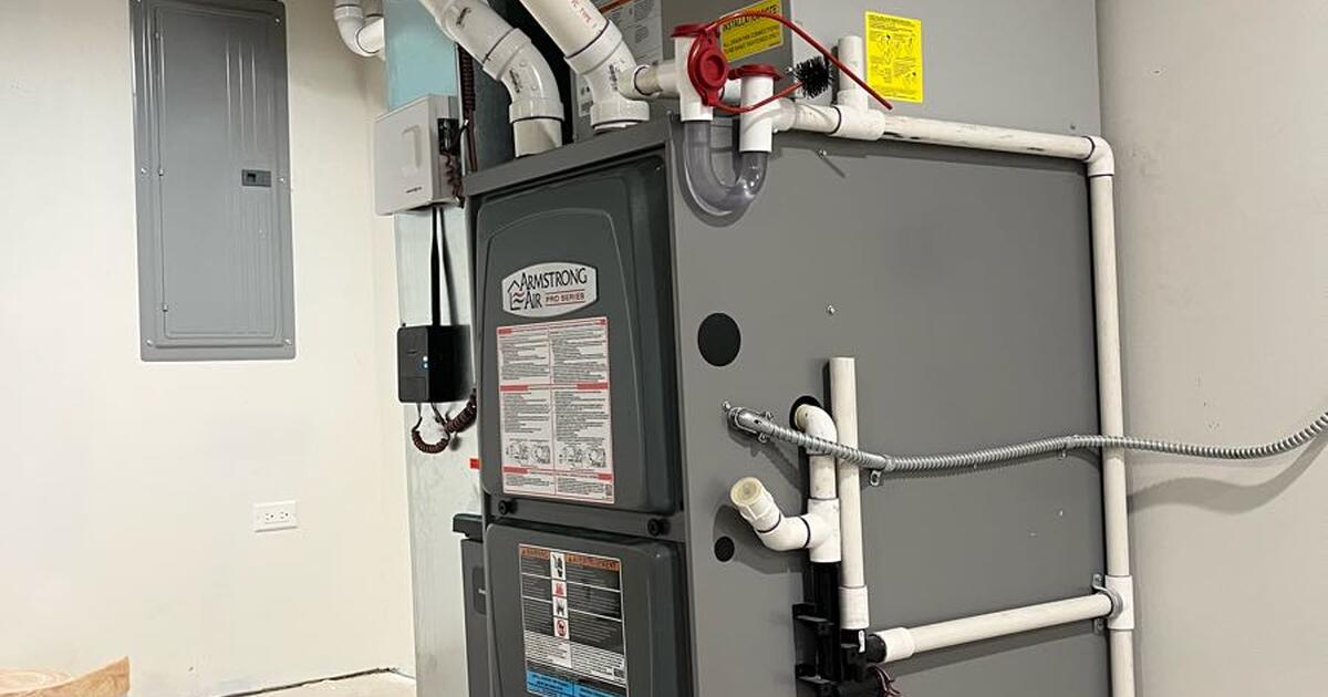 Full Hvac system ductwork ,furnace ,Ac,water heater,maintenance,heated