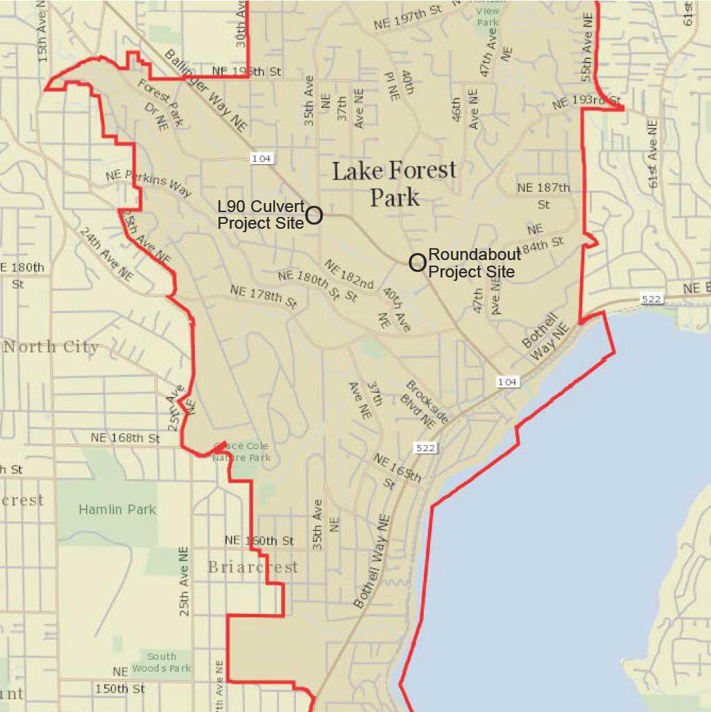 City of Lake Forest Park Construction Project’s on or near SR 104 ...