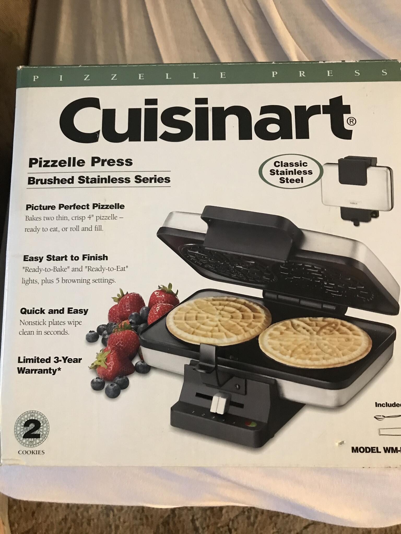 pizzelle cuisinart