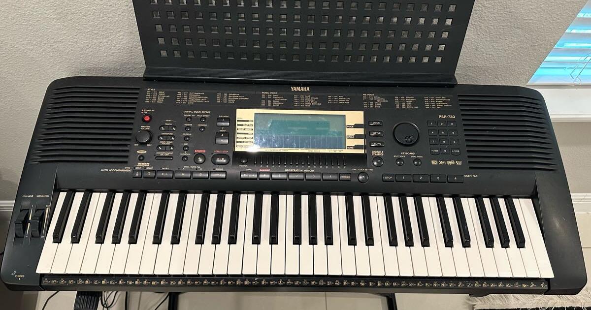 Yamaha PSR 730 Keyboard For $150 In Orl&o, FL | For Sale & Free