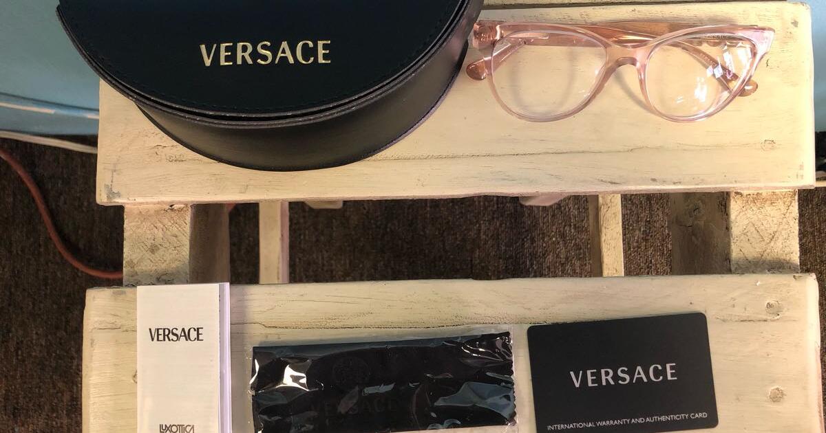 VERSACE 3304 5339 PINK/GOLD AUTHENTIC EYEGLASSES RX FRAMES 5318 140