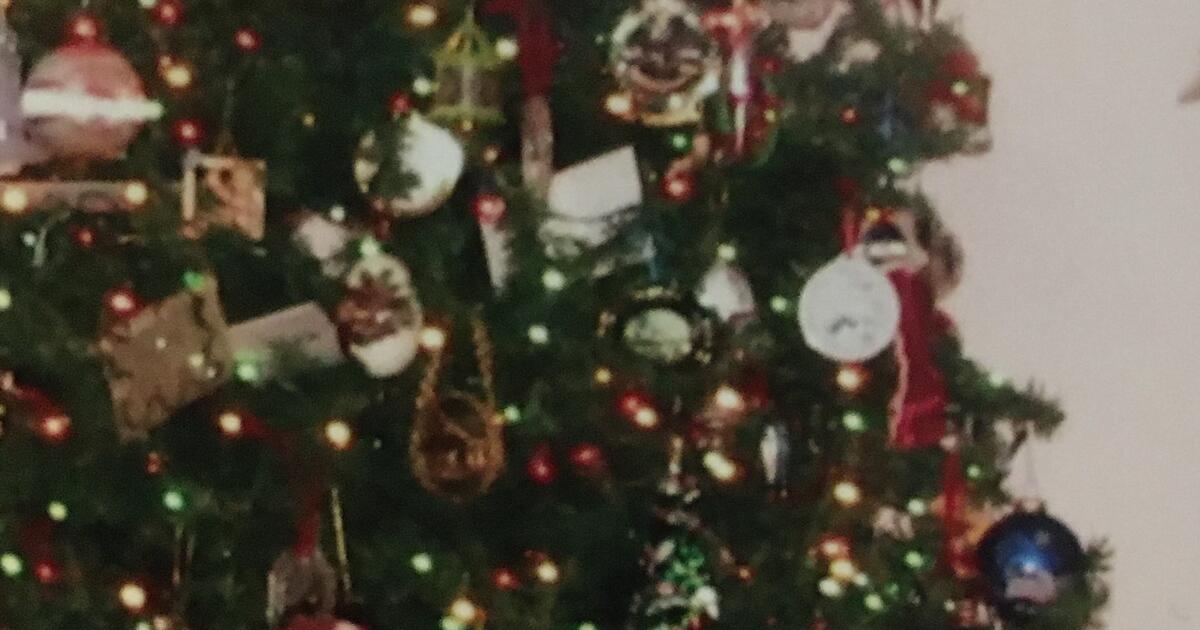 Free to a good home 7 ft artificial Christmas tree good condition