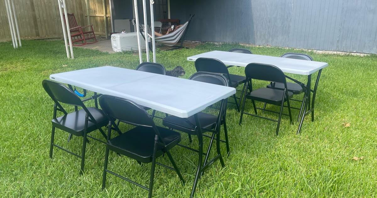 Tables and chairs for rent for 1 in Houston, TX Finds — Nextdoor