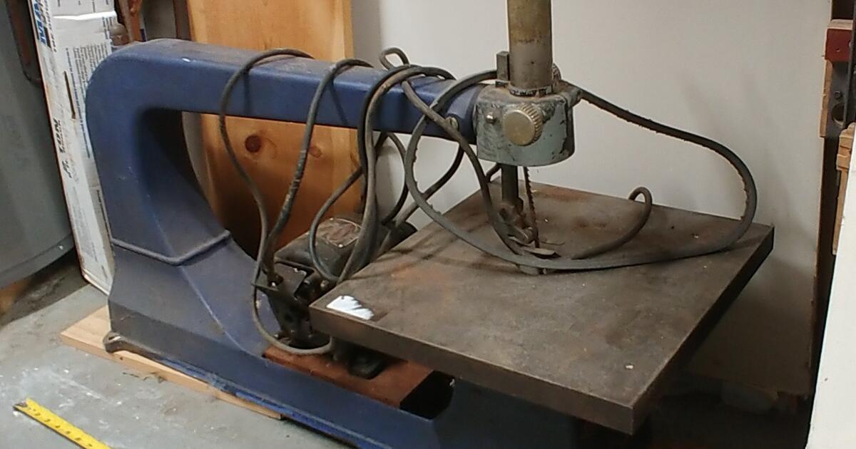 Scie à Chantourner (Scroll Saw) Vintage - Marque Companion - Avec Lames - Occasion Fonctionnelle - Livraison Gratuite