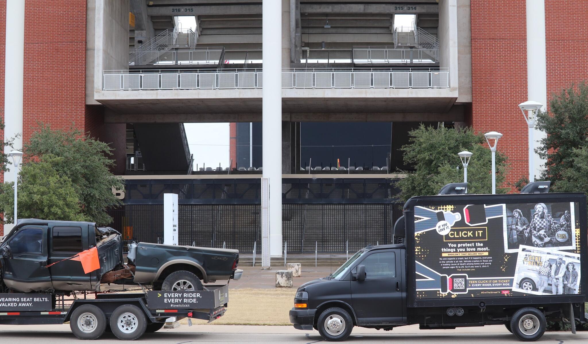 TxDOT is touring around Waco today at featured spots, including high