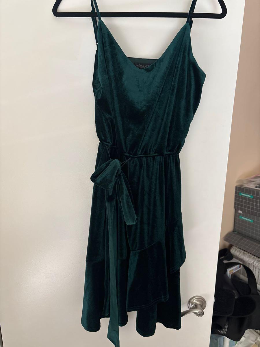 Green Velvet Dress Rachel Zoe Size s For $15 In Laguna Hills, CA | For Sale  & Free  Nextdoor