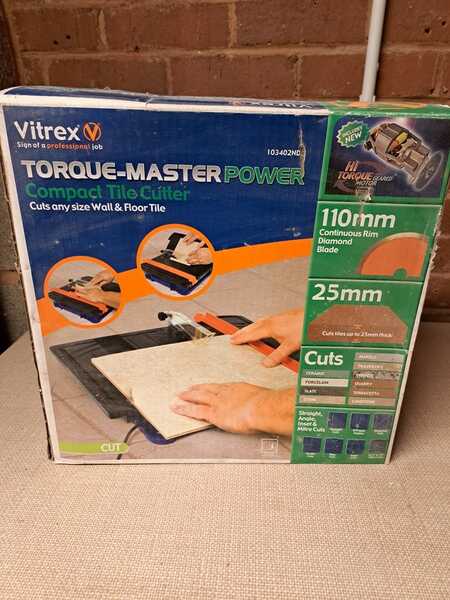 Torque master power compact cheap tile cutter