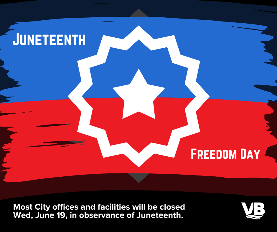 Most City facilities will be closed Wednesday, June 19, in observance ...