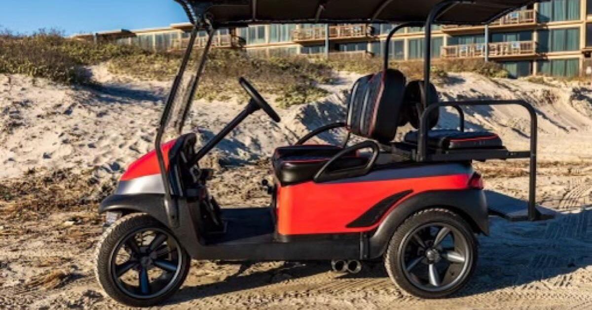 Great selection of custom golf carts ready for Spring! Free delivery