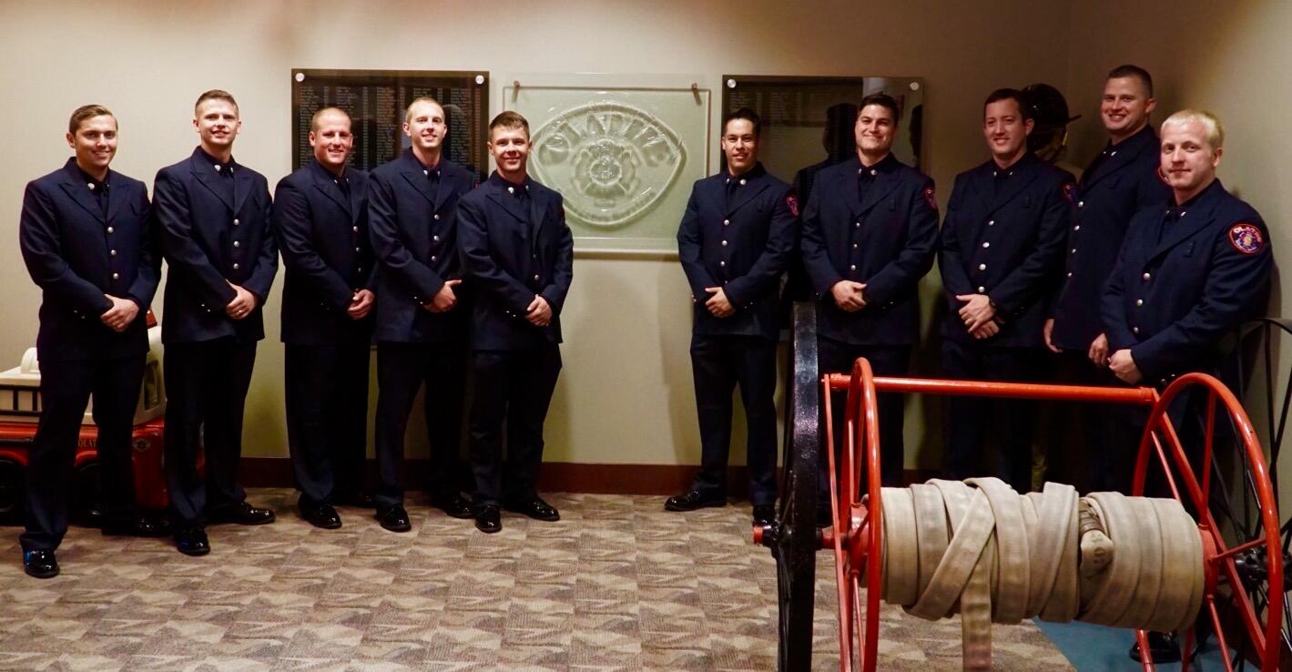 Firefighter recruit academy graduation (City of Olathe Fire Department ...