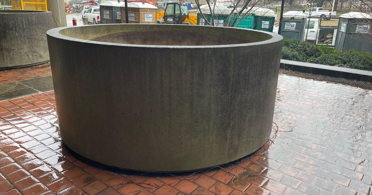 Giant Concrete Planters for Free in Decatur, GA | For Sale & Free ...