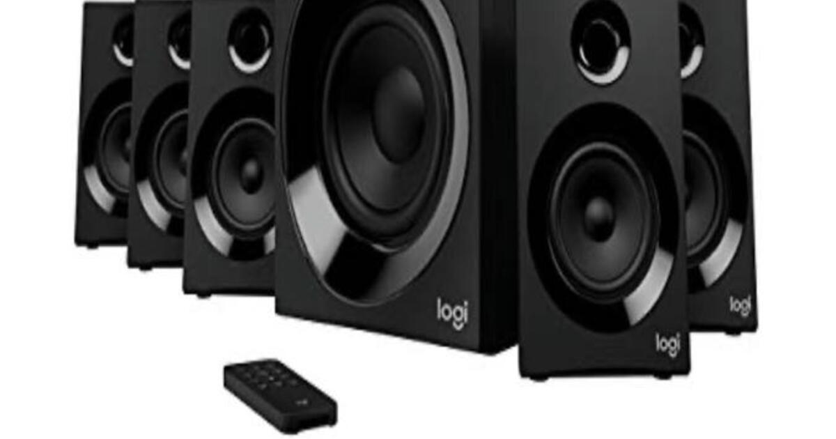 Logitech Z606 5.1 Surround Sound Speaker System with Bluetooth for $80 ...