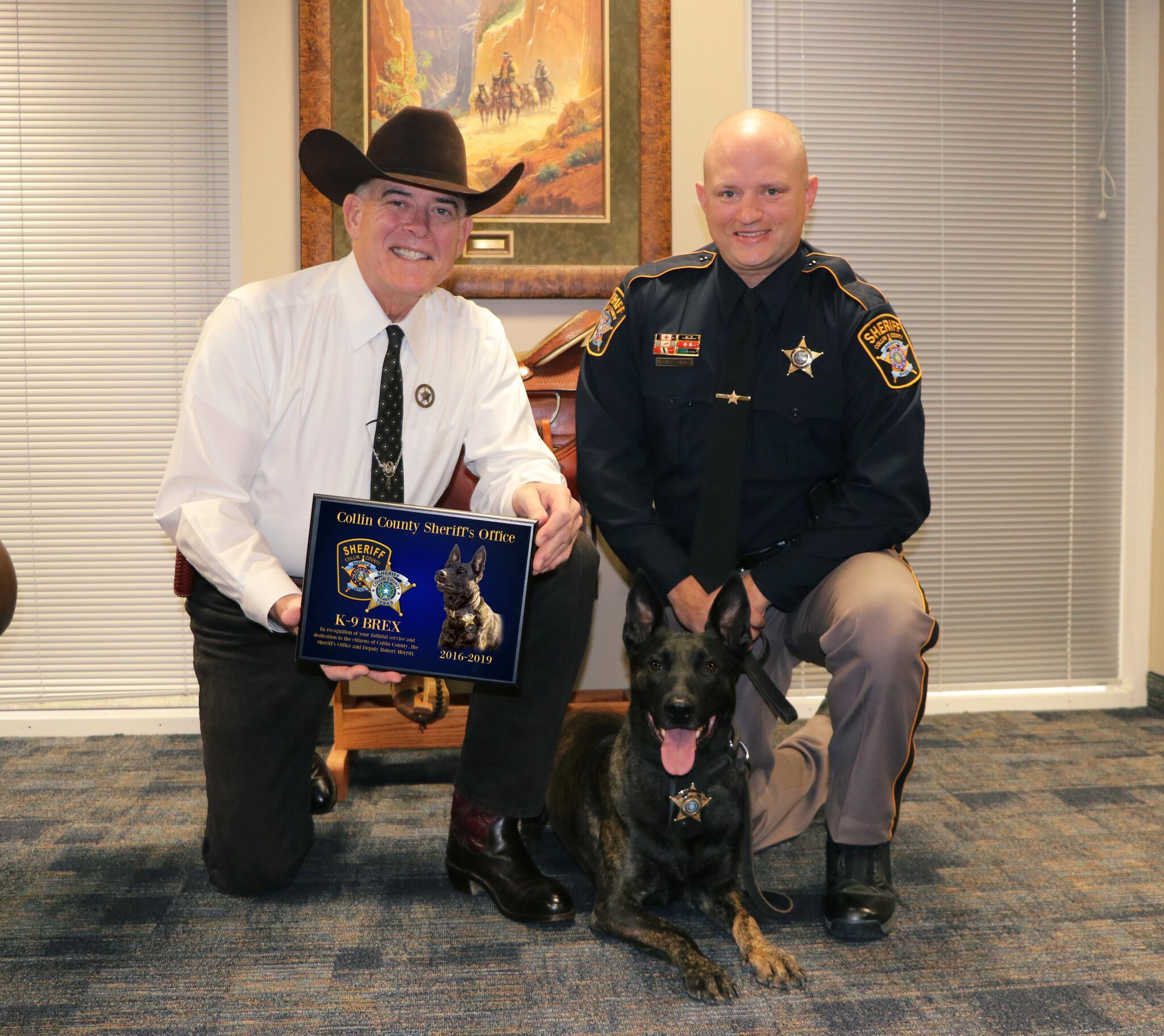 Retiring our first K9 under the new Texas law (Proposition 10) (Collin  County Sheriff's Office) — Nextdoor — Nextdoor