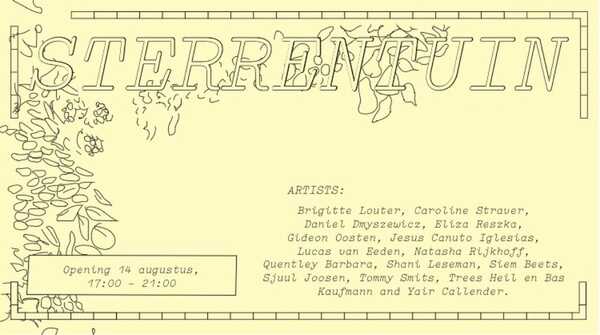 14 Aug Sterrentuin Nextdoor 14 Aug Sterrentuin Nextdoor