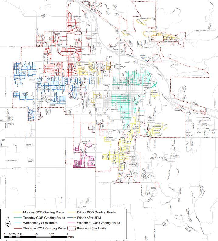 Residential street snow removal schedule (City of Bozeman) — Nextdoor