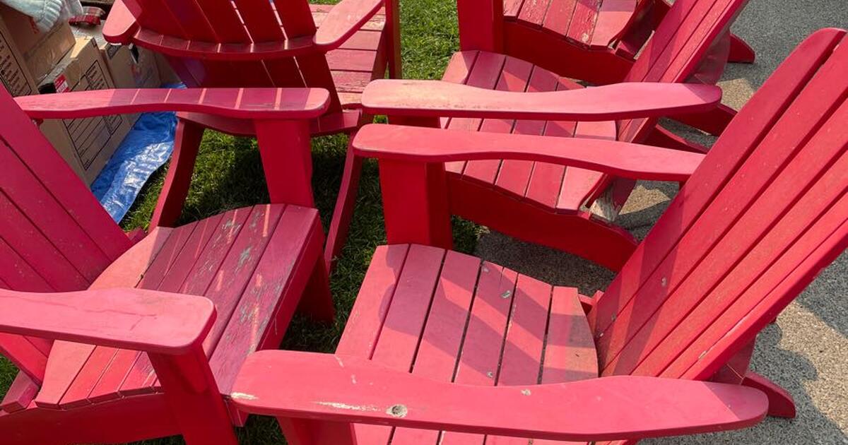 World Market Adirondack chairs and side tables for Free in Roseville