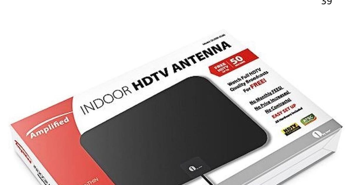 ** FREE** FLAT PANEL OTA INDOOR ANTENNA includes Surelock Digital TV