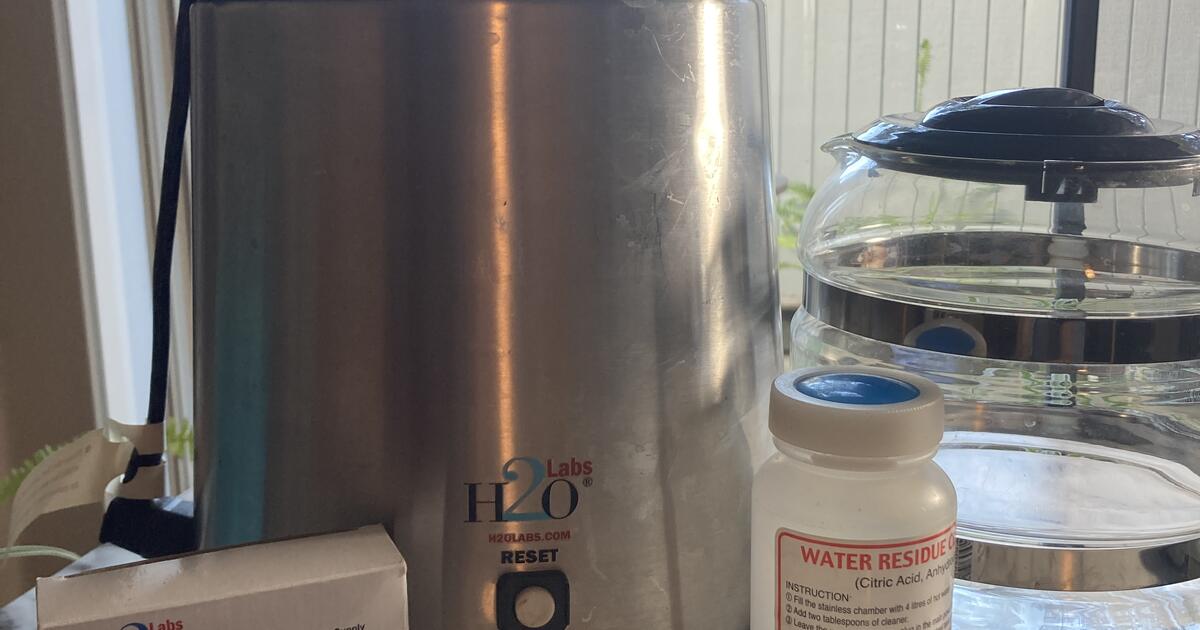 H2O Labs Water Distiller for 30 in Marina, CA For Sale & Free — Nextdoor
