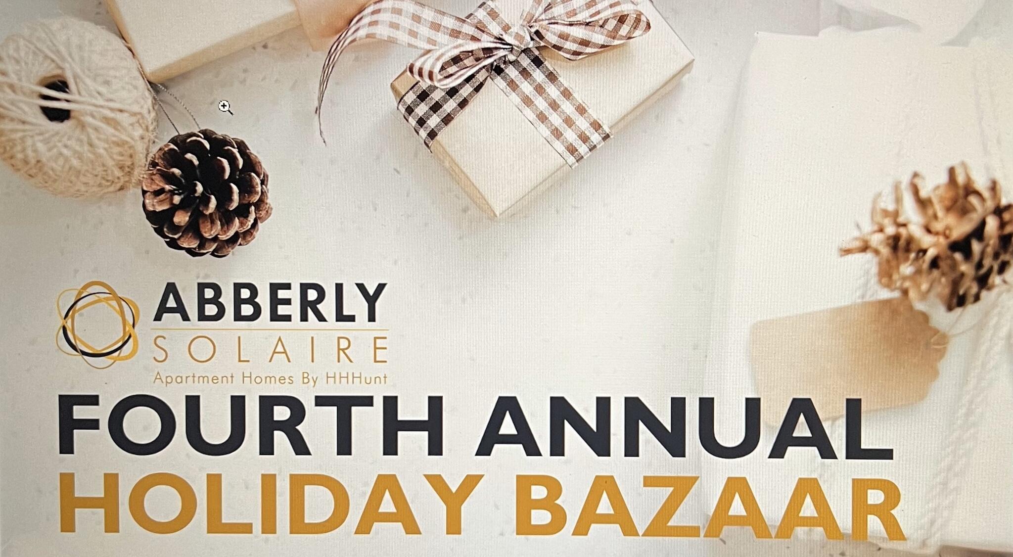 Abberly Solaire Fourth Annual Holiday Bazaar